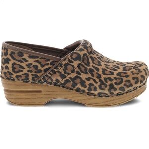 Dansko Leopard Print Professional Clog Size 40
